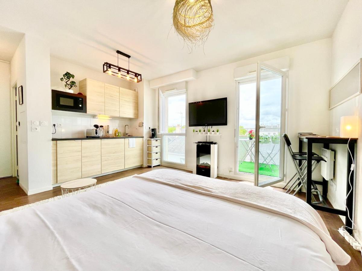 Saint Nazaire - White Lion - Centre Ville - Au Calme - Parking Privatif Aerien - Internet Haut Debit Fibre 외부 사진