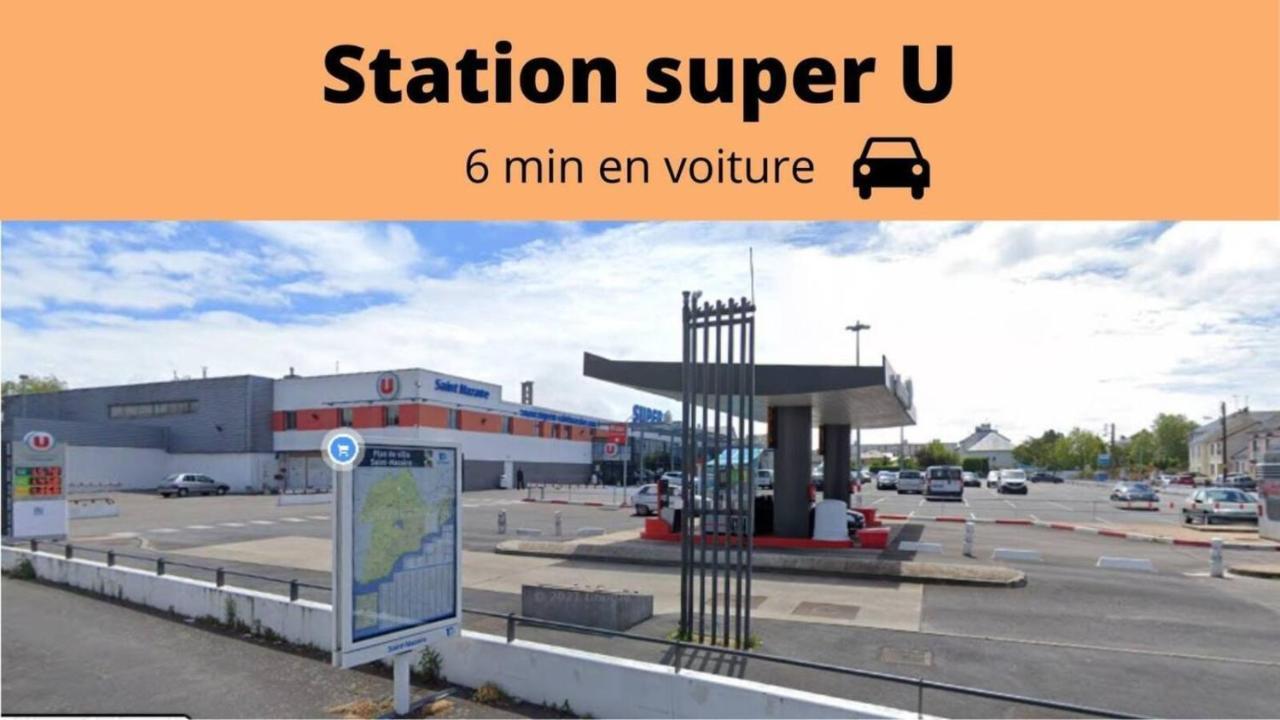 Saint Nazaire - White Lion - Centre Ville - Au Calme - Parking Privatif Aerien - Internet Haut Debit Fibre 외부 사진